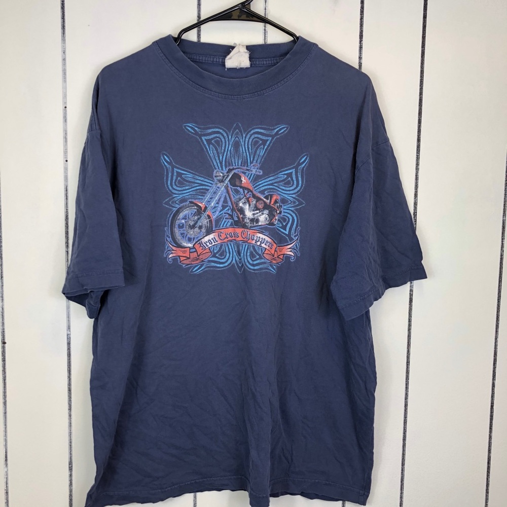 Vintage Iron Cross Choppers‎ T-Shirt Sz L